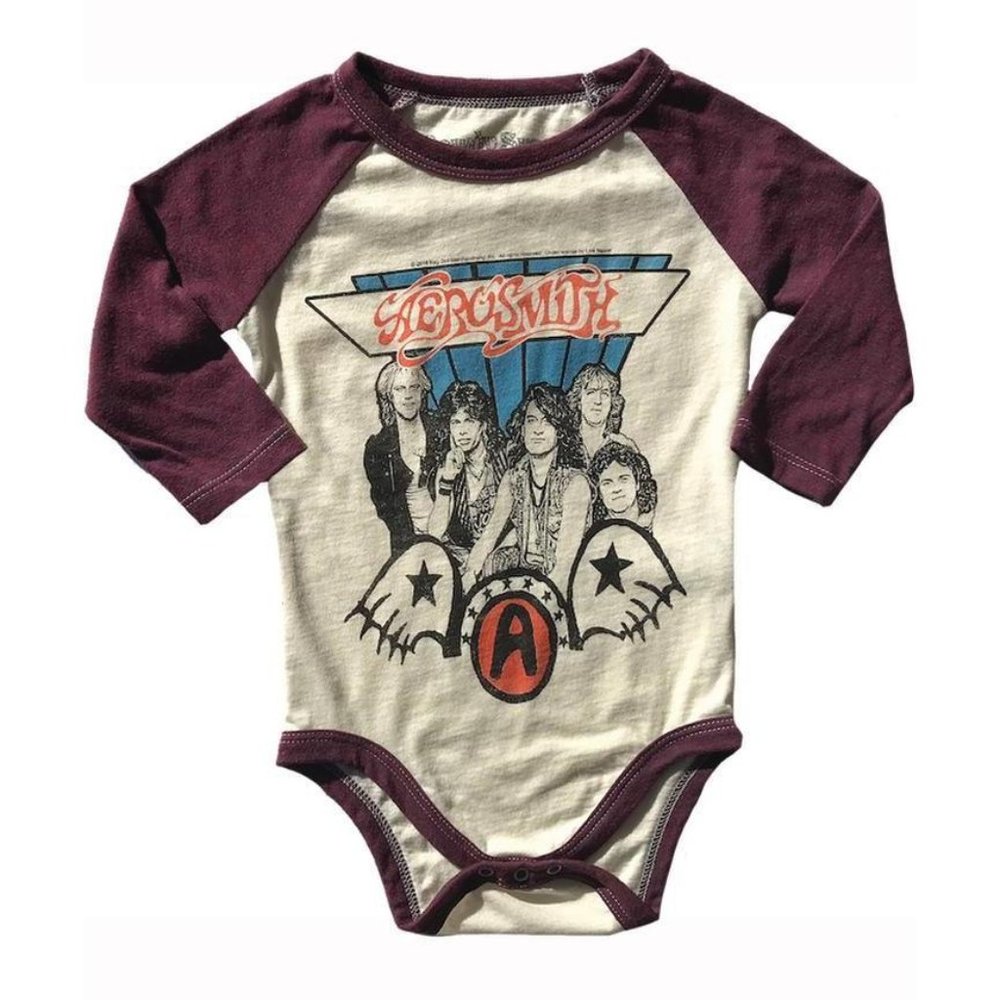 Aerosmith Raglan Onesie